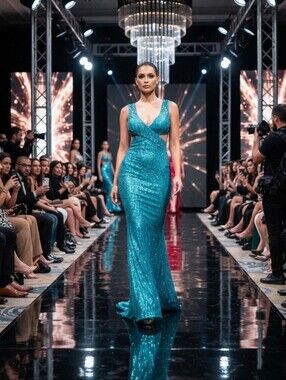 PREMIUM BRAND AND QUALITY MINT BLUE PARTY MAXI DRESS